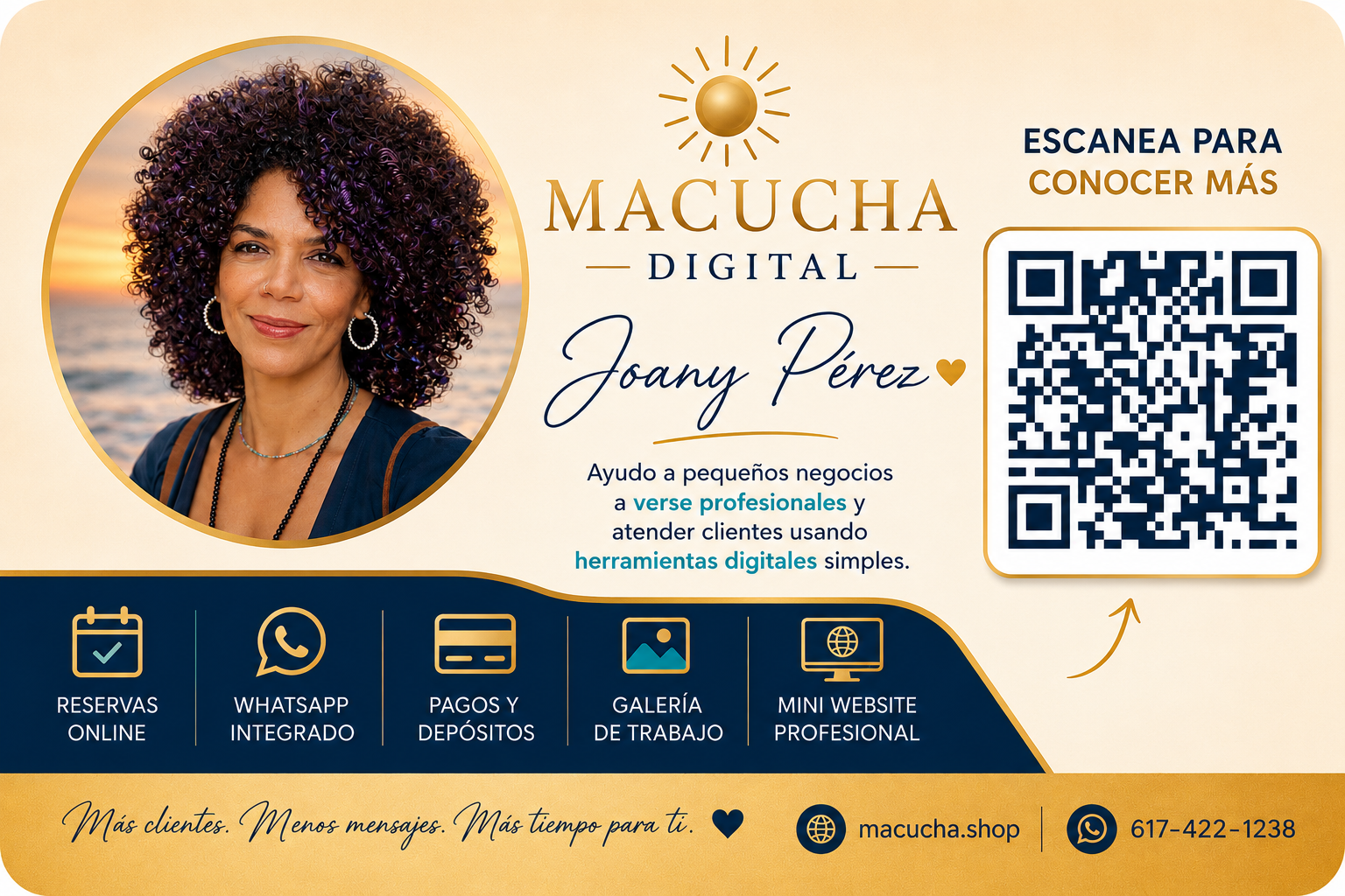 AI Digital Card con QR Code — Macucha Digital