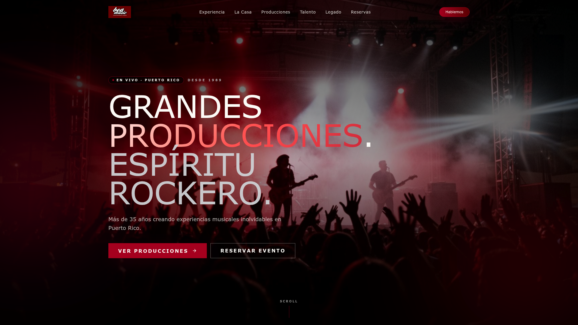 PR Exclusive Bookings website preview
